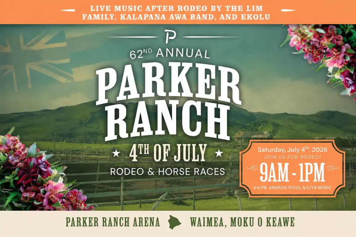 62nd ANNUAL PARKER RANCH 4TH OF JULY RODEO AND HORSE RACES | Big Island ...