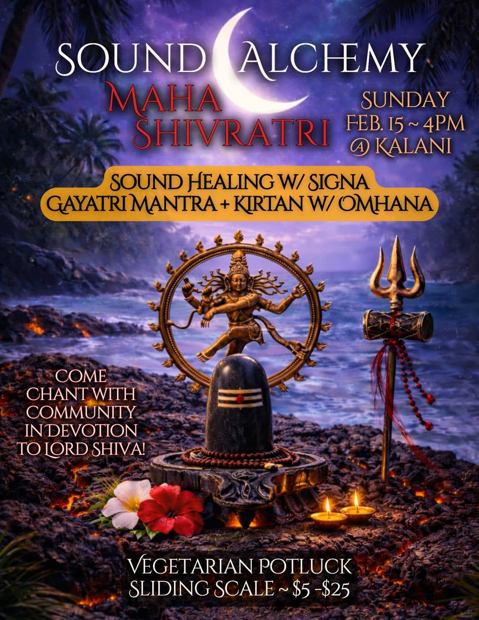 Maha Shivratri Sound Alchemy at Kalani | Big Island | Big Island Bulletin
