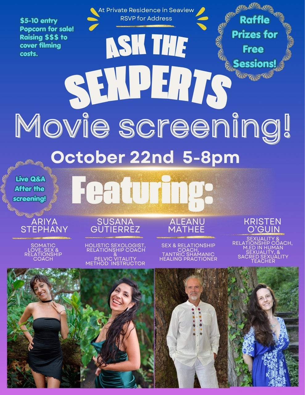 Ask the Sexperts Screening in Seaview | Big Island | Big Island Bulletin