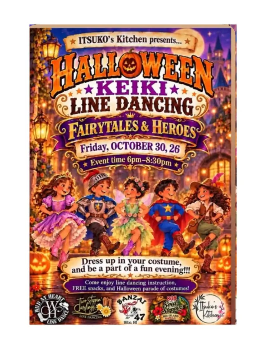 Keiki Halloween Line Dance Event | Big Island Bulletin