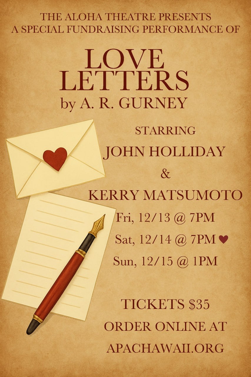 Love Letters at Aloha Theatre | Big Island | Big Island Bulletin